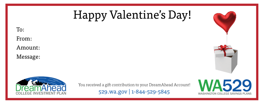 DreamAhead Valentines Day Certificate