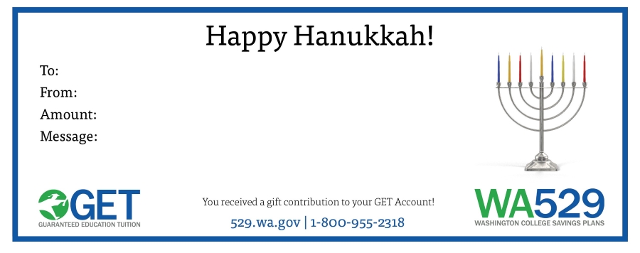 GET Happy Hanukkah Certificate