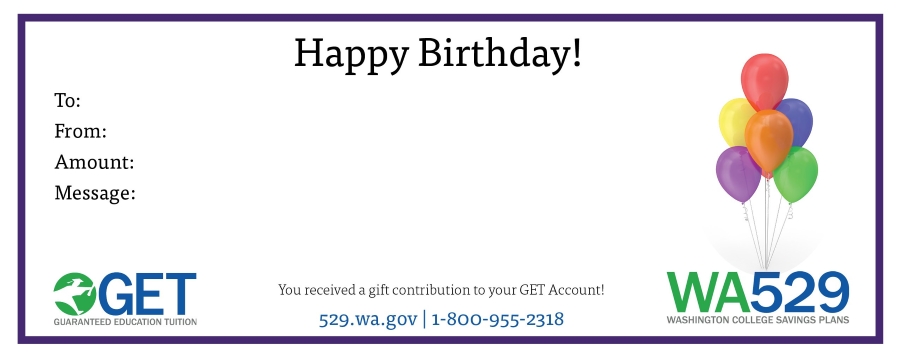 GET Purple Birthday Certificate